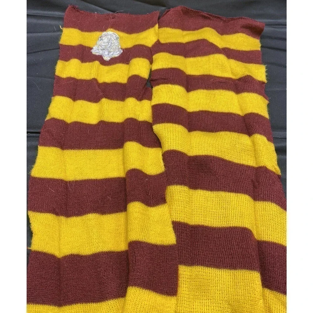 Harry Potter Vouge Gryffindor House Cosplay Knit Costume Scarf Wrap Red Gold